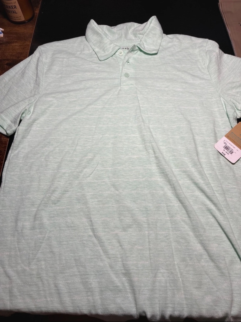 Light Mint Kids Polo Shirt - Classic Short Sleeve